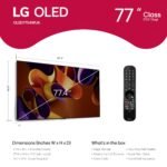 LG 77" Class G4 Series OLED evo 4K UHD Smart webOS TV One Wall from Kings Outlet