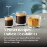 Philips 1200 Fully Automatic Espresso Coffee Machine Milk Frother Black from Kings Outlet