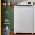 Whirlpool 4.3 Cu. Ft. High-Eficiency Top Load Washer 2-in-1 Removable Agitator Soft Close Glass from Kings Outlet
