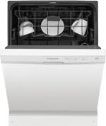 Frigidaire 24" Front Control Built-In Plastic Tub Dishwasher MaxDry 54 dBA White from Kings Outlet