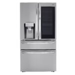 LG 29.5 Cu. Ft. 4-Door French Door-in-Door Smart Refrigerator Craft Ice Stainless Steel from Kings Outlet