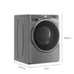 Whirlpool 5.0 Cu. Ft. High Efficiency Smart Front Load Washer FreshFlow Vent System Silver from Kings Outlet