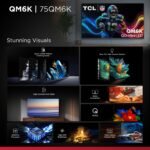TCL 75" Class QM6K Series 4K UHD HDR QD Mini LED Smart TV Google from Kings Outlet
