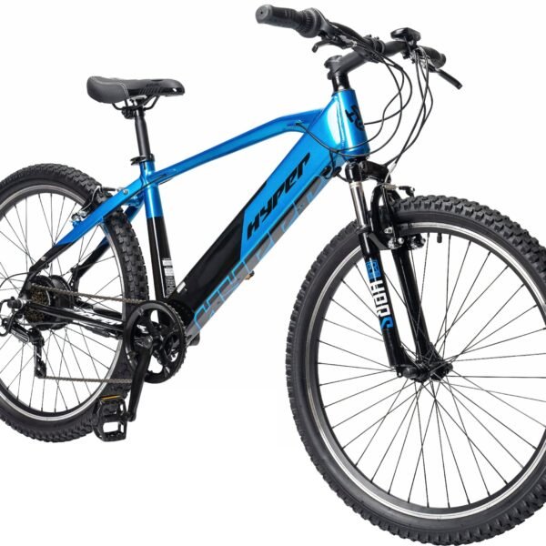 Hyper 26" Mountain Electric Bike eBike 20mph Speed 20 Mile Operating Range Class 1 from Kings Outlet