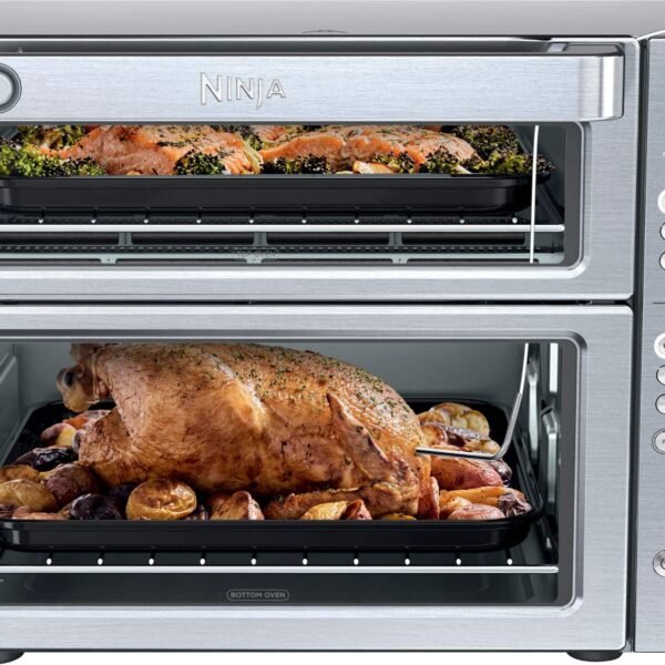 Ninja Double Stack XL Countertop Oven Air Fryer Pro Cook System Stainless Steel from Kings Outlet