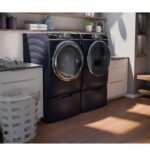 GE 16" Laundry Pedestal Storage Drawer Select Washers Dryers Sapphire Blue from Kings Outlet