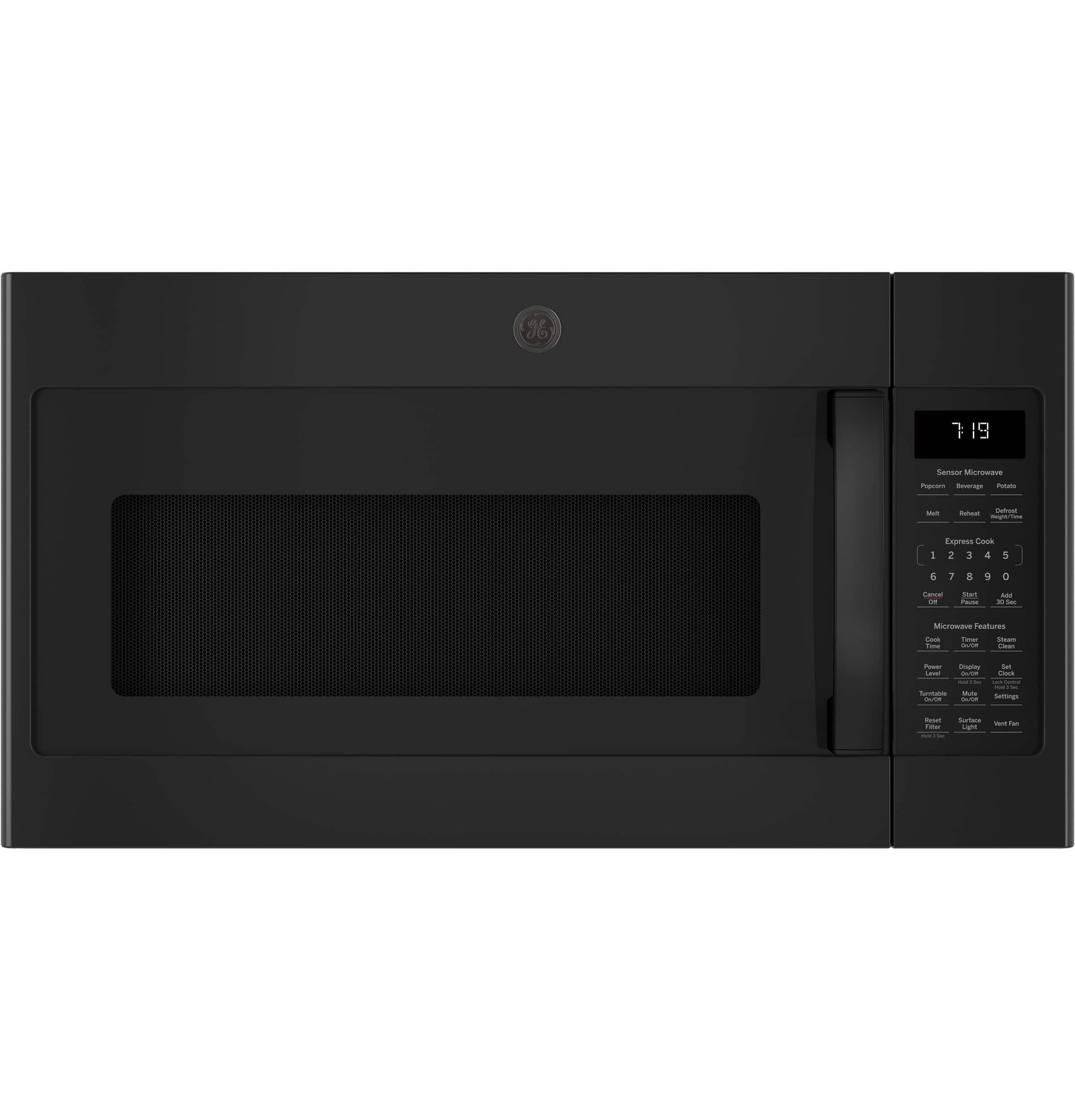 Kings Outlet GE 1.9 Cu. Ft. Over-the-Range Microwave Sensor Cooking Steam Cleaning Black GE 1.9 Cu. Ft. Over-the-Range Microwave Sensor Cooking Steam Cleaning Black from Kings Outlet