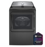 GE Profile 7.4 Cu. Ft. Smart Electric Dryer Sanitize Cycle Sensor Dry Diamond Gray from Kings Outlet