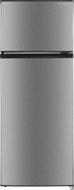 Insignia 7.2 Cu. Ft. Mini Fridge Top Freezer ENERGY STAR Certification Stainless Steel Look from Kings Outlet
