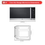LG 1.8 Cu. Ft. Over Range Smart Microwave Sensor Cooking EasyClean Stainless Steel from Kings Outlet