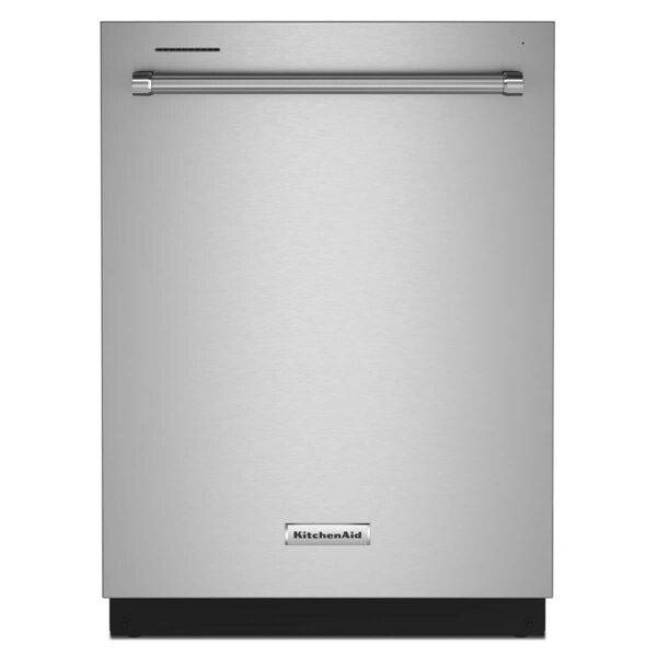 KitchenAid 24" Front Control Built-In Dishwasher Stainless Steel Tub ProWash Cycle 3rd Rack 39 from Kings Outlet