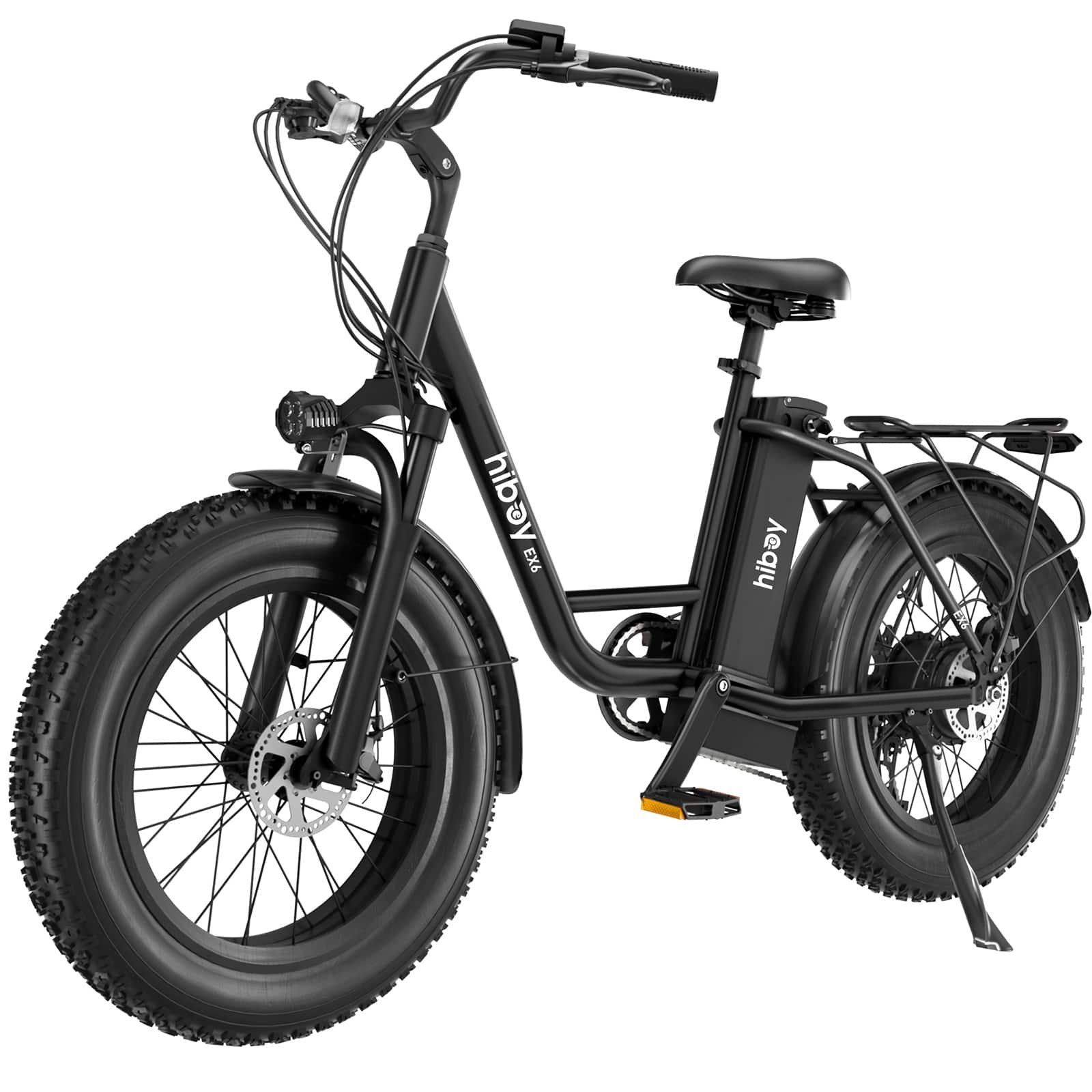 Kings Outlet HiBoy EX6 Electric Bike 75 mi Max Operating Range 25 mph Max Speed Black HiBoy EX6 Electric Bike 75 mi Max Operating Range 25 mph Max Speed Black from Kings Outlet