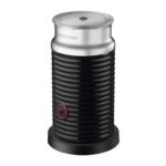Nespresso Inissia Espresso Machine Aeroccino Milk Frother by DeLonghi Intense Black from Kings Outlet
