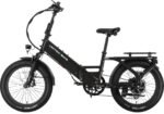 Lectric eBikes XP4 750 Step-Thru Foldable Long-Range eBike Max 85mi/28mph + LevelUp Rack/Seat Post/Elite from Kings Outlet
