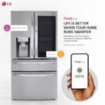 LG 29.5 Cu. Ft. 4-Door French Door-in-Door Smart Refrigerator Craft Ice Stainless Steel from Kings Outlet