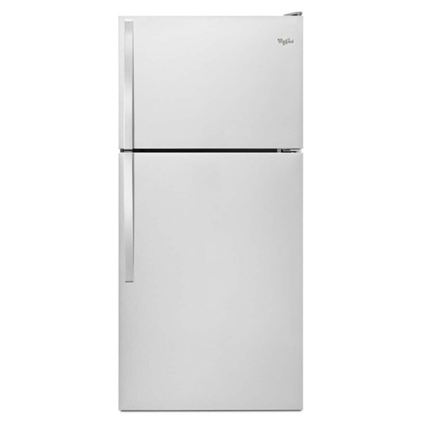 Whirlpool 18.2 Cu. Ft. Top-Freezer Refrigerator Monochromatic Stainless Steel from Kings Outlet