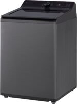 LG 5.0 Cu. Ft. High-Efficiency Smart Top Load Washer Easy Unload Platinum Black from Kings Outlet