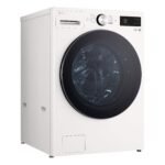 LG 5.0 Cu. Ft. High-Efficiency Stackable Smart Front Load Washer Steam TurboWash 360 Alpine from Kings Outlet