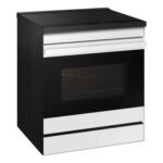 Samsung Bespoke 6.3 Cu. Ft. Slide-In Electric Induction Range Air Fry White Glass from Kings Outlet