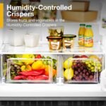 Whirlpool 20.5 Cu. Ft. Top-Freezer Refrigerator Frameless Glass Shelves Monochromatic Stainless Steel from Kings Outlet