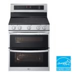 LG 7.3 Cu. Ft. Freestanding Double Oven Electric True Convection Range EasyClean Air Fry from Kings Outlet