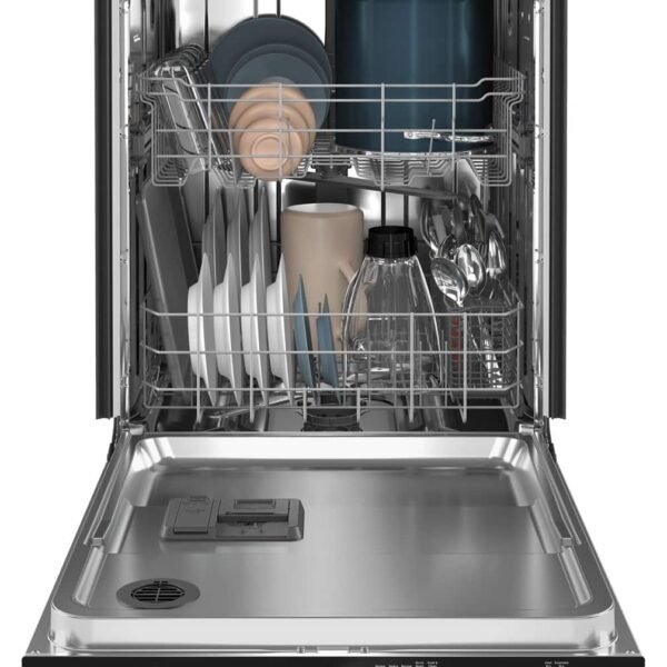 Whirlpool 24" Top Control Built-In Stainless Steel Tub Dishwasher Large Capacity Tall Top Rack from Kings Outlet