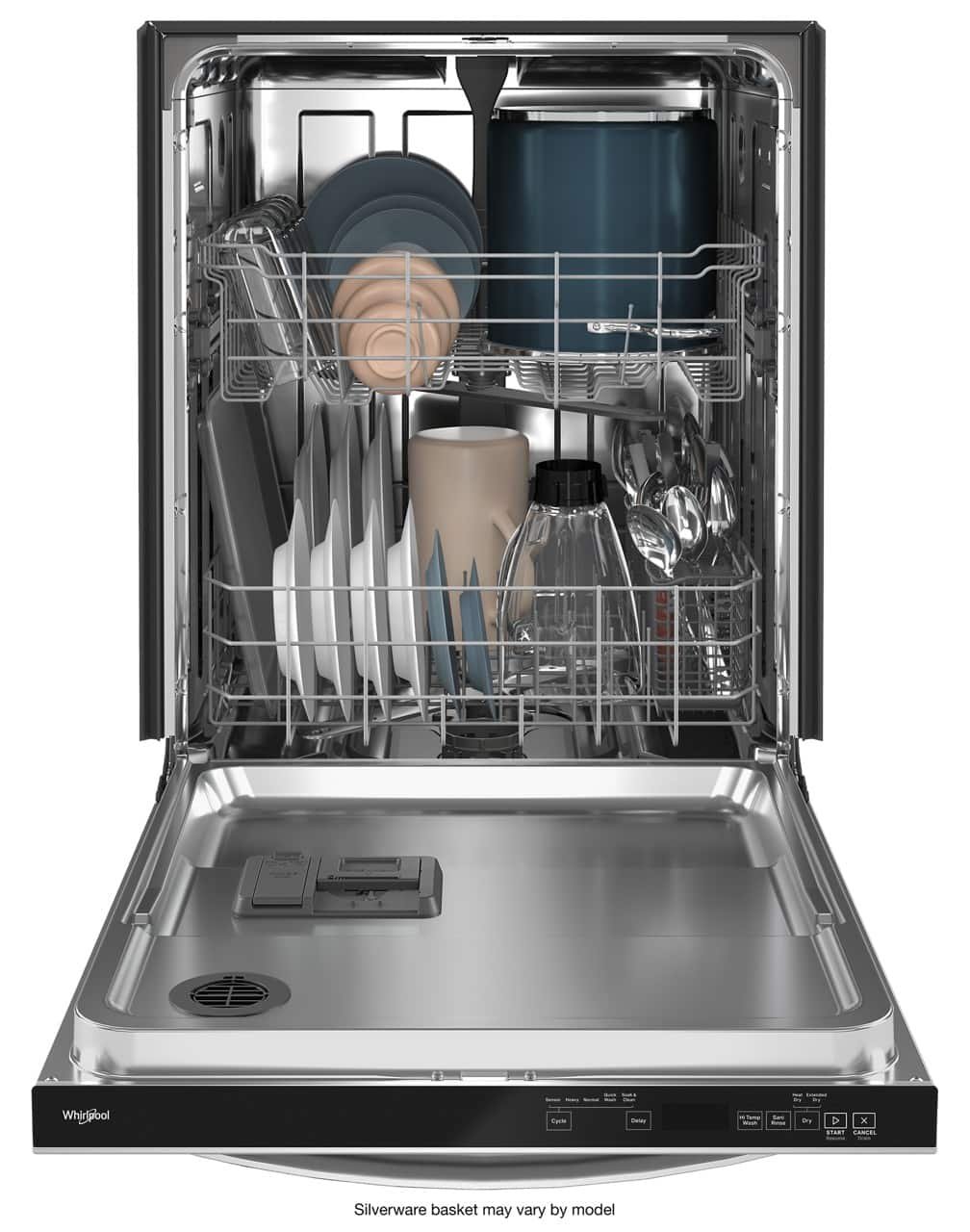 Kings Outlet Whirlpool 24" Top Control Built-In Stainless Steel Tub Dishwasher Large Capacity Tall Top Rack Whirlpool 24" Top Control Built-In Stainless Steel Tub Dishwasher Large Capacity Tall Top Rack from Kings Outlet