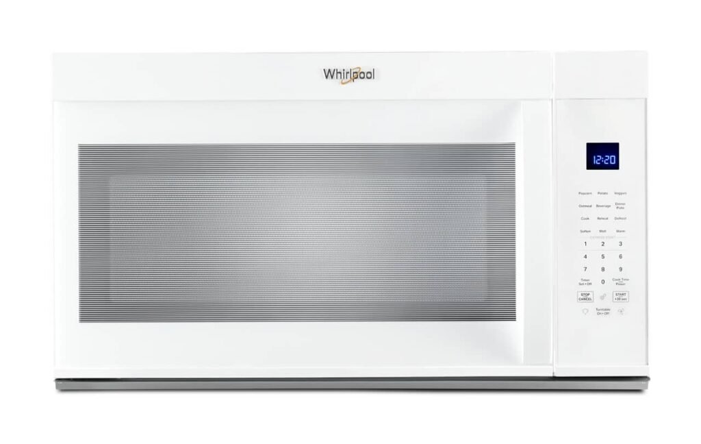 Whirlpool 1.9 Cu. Ft. Over-the-Range Microwave Sensor Cooking White from Kings Outlet