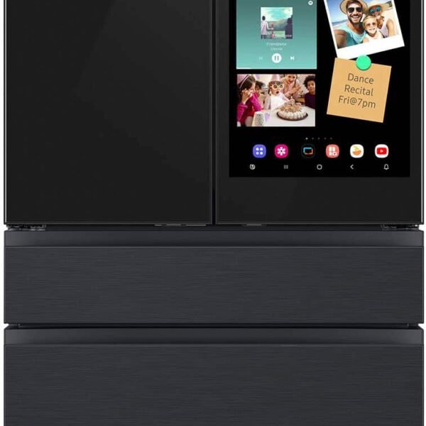 Samsung Bespoke 29 cu. ft. 4-Door French Door Refrigerator AI Family Hub+ Charcoal Glass from Kings Outlet