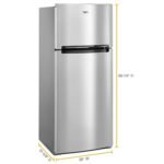 Whirlpool 18 Cu. Ft. Wide Refrigerator Compatible EZ Connect Icemaker Kit Stainless Steel from Kings Outlet