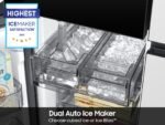Samsung Bespoke 29 Cu. Ft. 4-Door Flex French Door Refrigerator Auto Open Door White from Kings Outlet