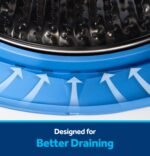 GE 5.0 Cu. Ft. Stackable Smart Front Load Washer Steam SmartDispense Odorblock Ultra Fresh from Kings Outlet