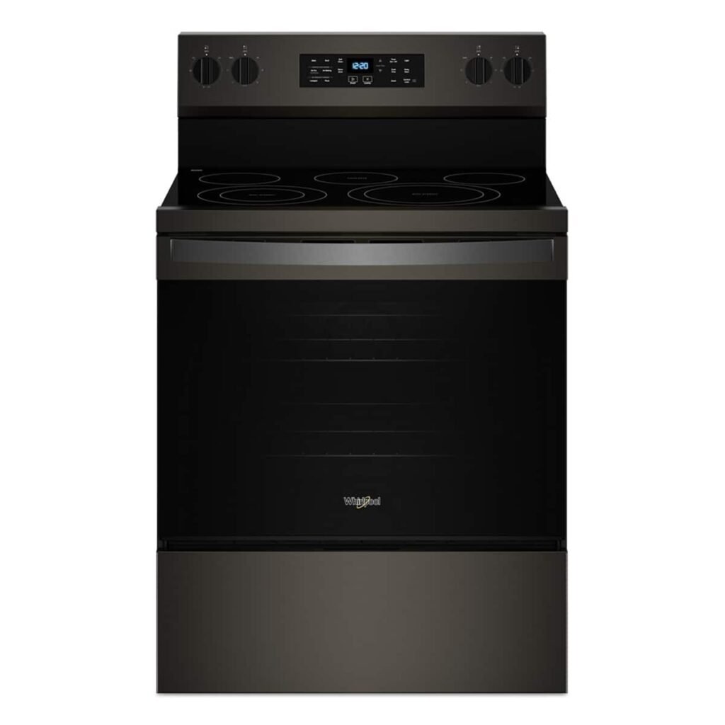 Whirlpool 5.3 Cu. Ft. Freestanding Electric Range Air Cooking Technology No Preheat Air Fry from Kings Outlet
