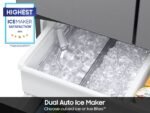 Samsung BESPOKE 24 cu. ft. 3-Door French Door Counter Depth Smart Refrigerator AutoFill Water from Kings Outlet