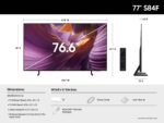 77" Class S84F OLED 4K UHD Samsung Vision AI Smart Tizen TV 2025 from Kings Outlet