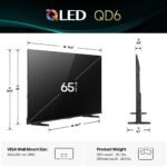 Hisense 65" Class QD6 Series Hi-QLED 4K UHD HDR Smart Fire TV 2025 from Kings Outlet