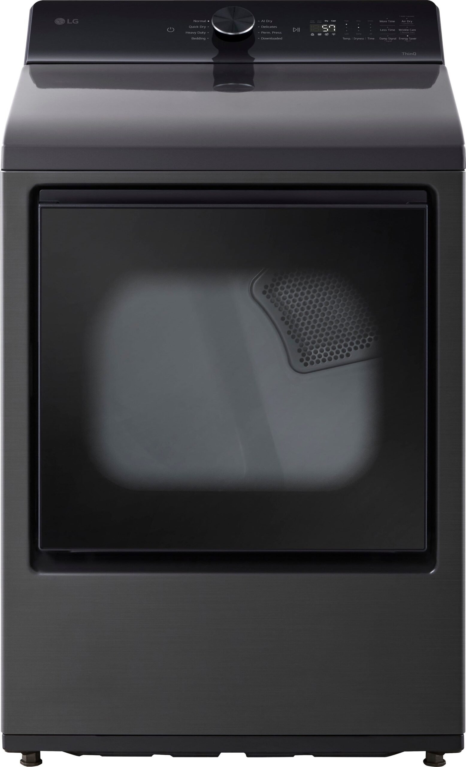 Kings Outlet LG 7.3 Cu. Ft. Smart Electric Dryer Sensor Dry Platinum Black LG 7.3 Cu. Ft. Smart Electric Dryer Sensor Dry Platinum Black from Kings Outlet