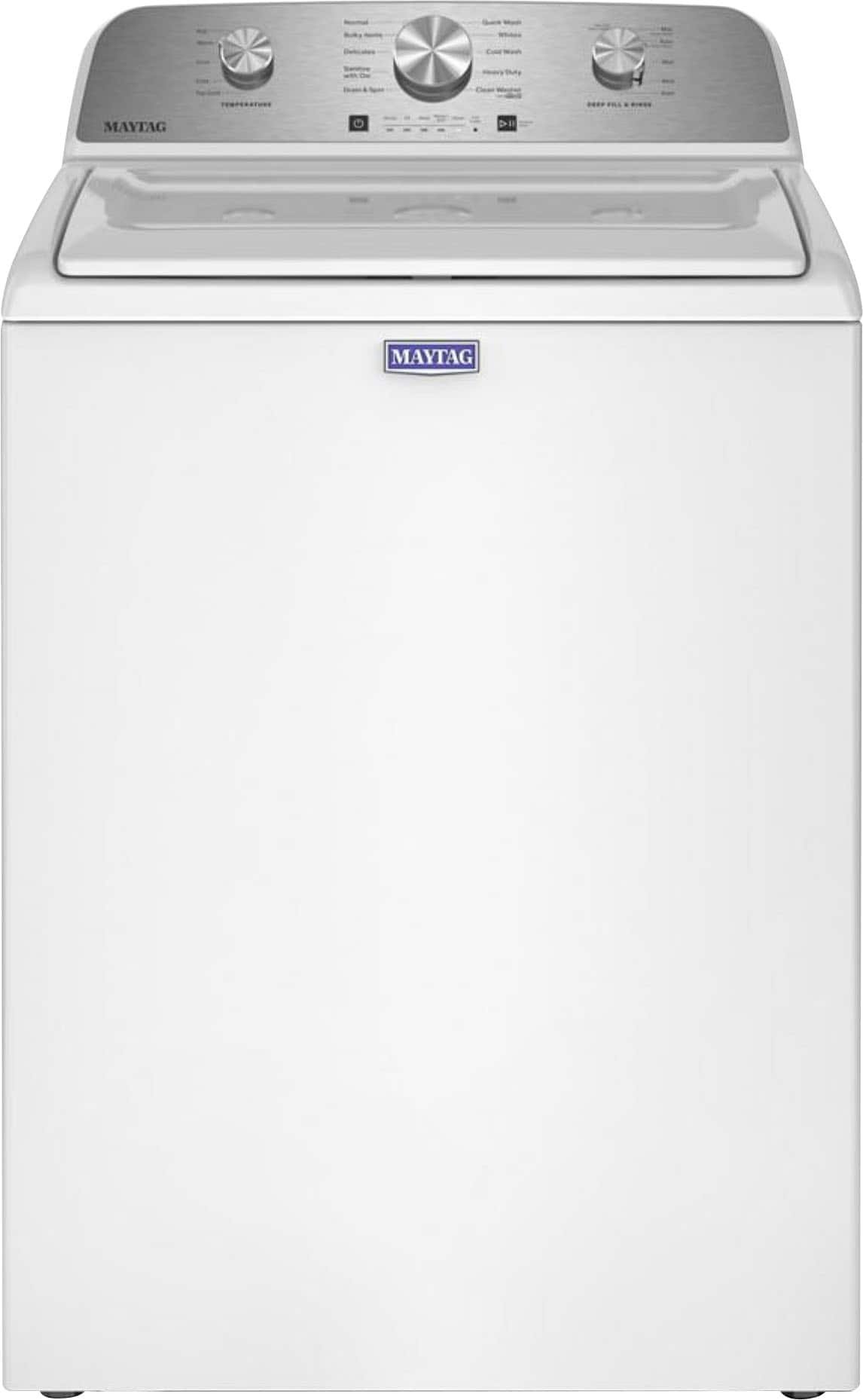 Kings Outlet Maytag 4.2 Cu. Ft. High-Efficiency Top Load Washer Deep Fill Option White Maytag 4.2 Cu. Ft. High-Efficiency Top Load Washer Deep Fill Option White from Kings Outlet