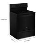 Whirlpool 5.3 Cu. Ft. Freestanding Electric Range Air Cooking Technology No Preheat Air Fry from Kings Outlet