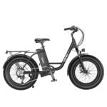 HiBoy EX6 Electric Bike 75 mi Max Operating Range 25 mph Max Speed Black from Kings Outlet