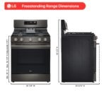 LG 6.3 Cu. Ft. Freestanding Gas True Convection Smart Range EasyClean Air Fry Premium from Kings Outlet