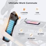 Heybike Mars 2.0 Foldable E-bike 45mi Max Operating Range 28 mph Max Speed-UL Certified from Kings Outlet