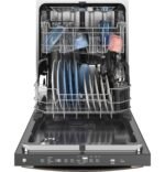 GE 24" Top Control Built-In Stainless Steel Tub Dishwasher 3rd Rack Sanitize Cycle 47 from Kings Outlet