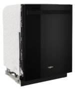 Whirlpool 24" Top Control Built-In Stainless Steel Tub Dishwasher Large Capacity Tall Top Rack from Kings Outlet