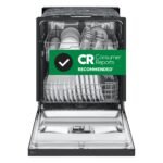 LG 24" Front Control Built-In Stainless Steel Tub Dishwasher SenseClean 52 dBA Black from Kings Outlet