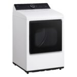 LG 7.3 Cu. Ft. Smart Electric Dryer Steam EasyLoad Door Alpine White from Kings Outlet
