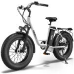 HiBoy EX6 Electric Bike 75 mi Max Operating Range 25 mph Max Speed White from Kings Outlet