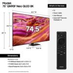 Samsung 75" Class QN90F Series Neo QLED Mini LED 4K UHD SamsungVision AI Smart from Kings Outlet