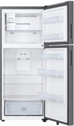 Samsung 18 cu. ft. Garage Ready Top Freezer Refrigerator Ice Maker Stainless Steel from Kings Outlet