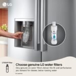 LG 27.8 Cu. Ft. 4-Door French Door Smart Refrigerator Double Freezer Drawers Stainless Steel from Kings Outlet